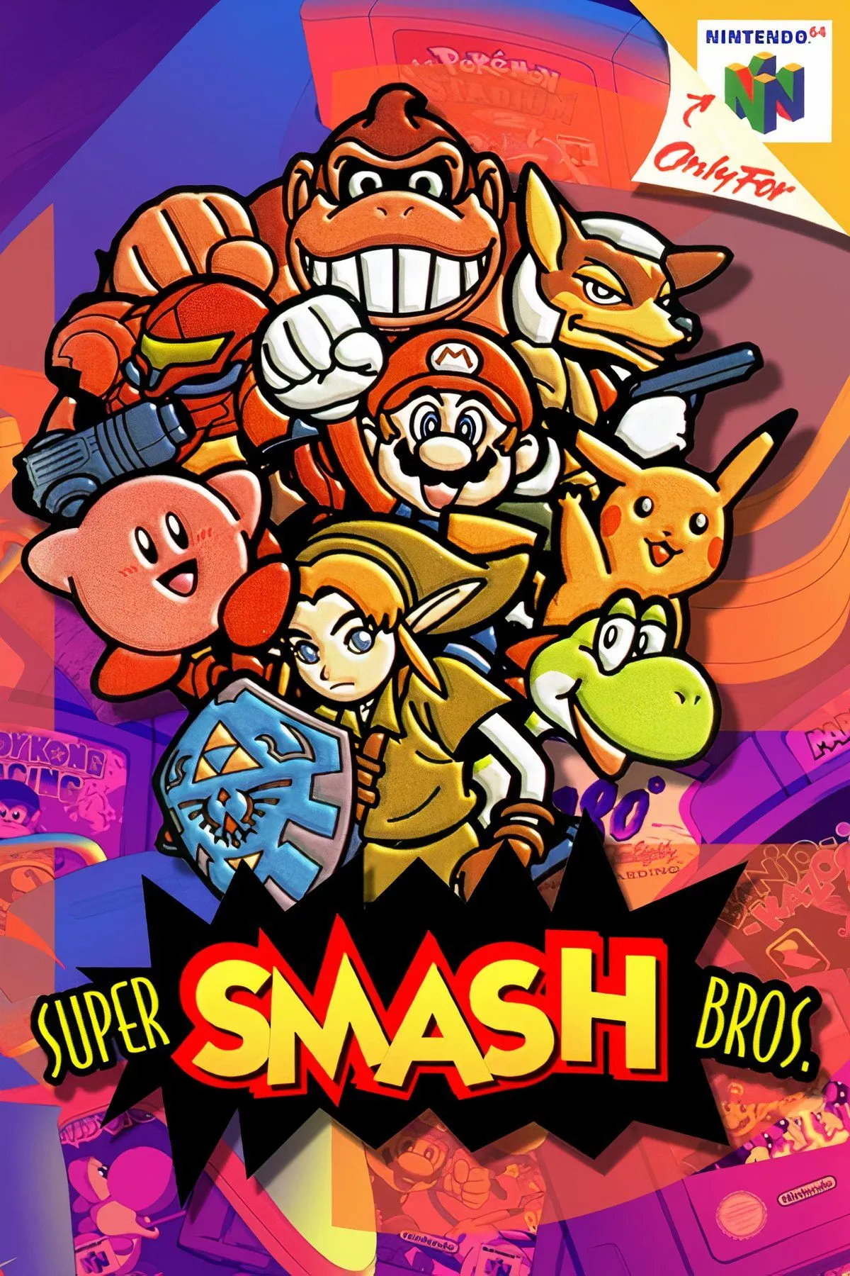 Tuyển tập hình ảnh nhân vật từ Super Smash Bros., gợi ý các cơ chế thẻ bài độc đáo.