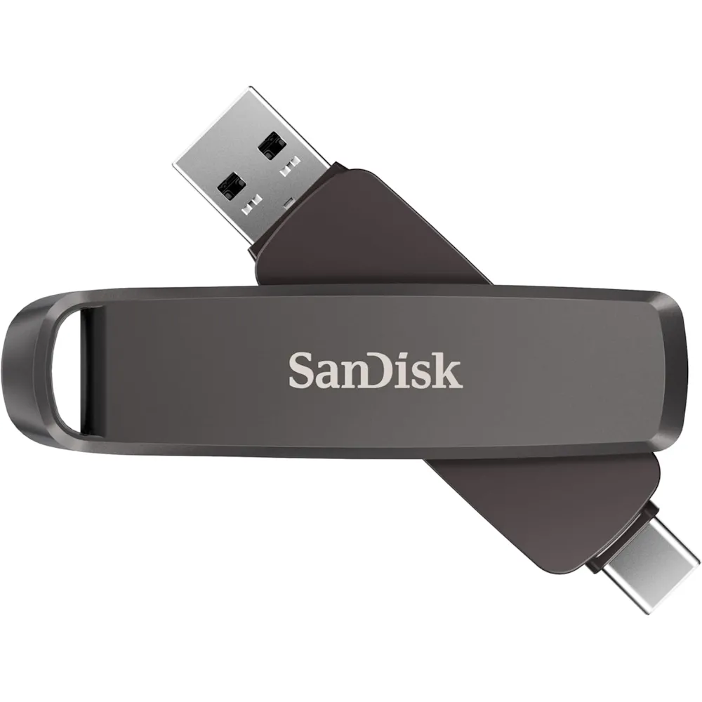 USB SanDisk Extreme PRO Dual Drive dung lượng 512GB với thiết kế kép USB-A và USB-C